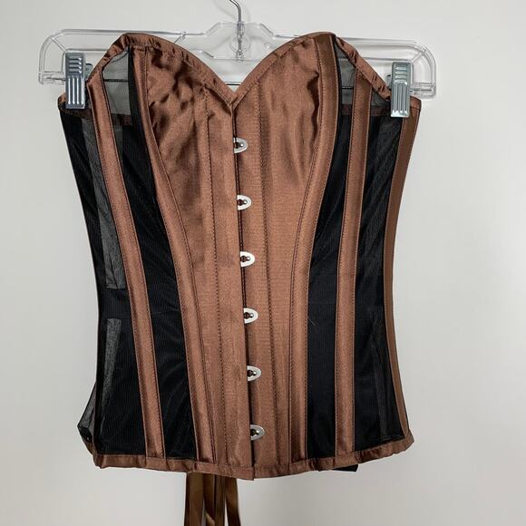 Elegant Brown Shapewear Corset - Picture 2 of 16